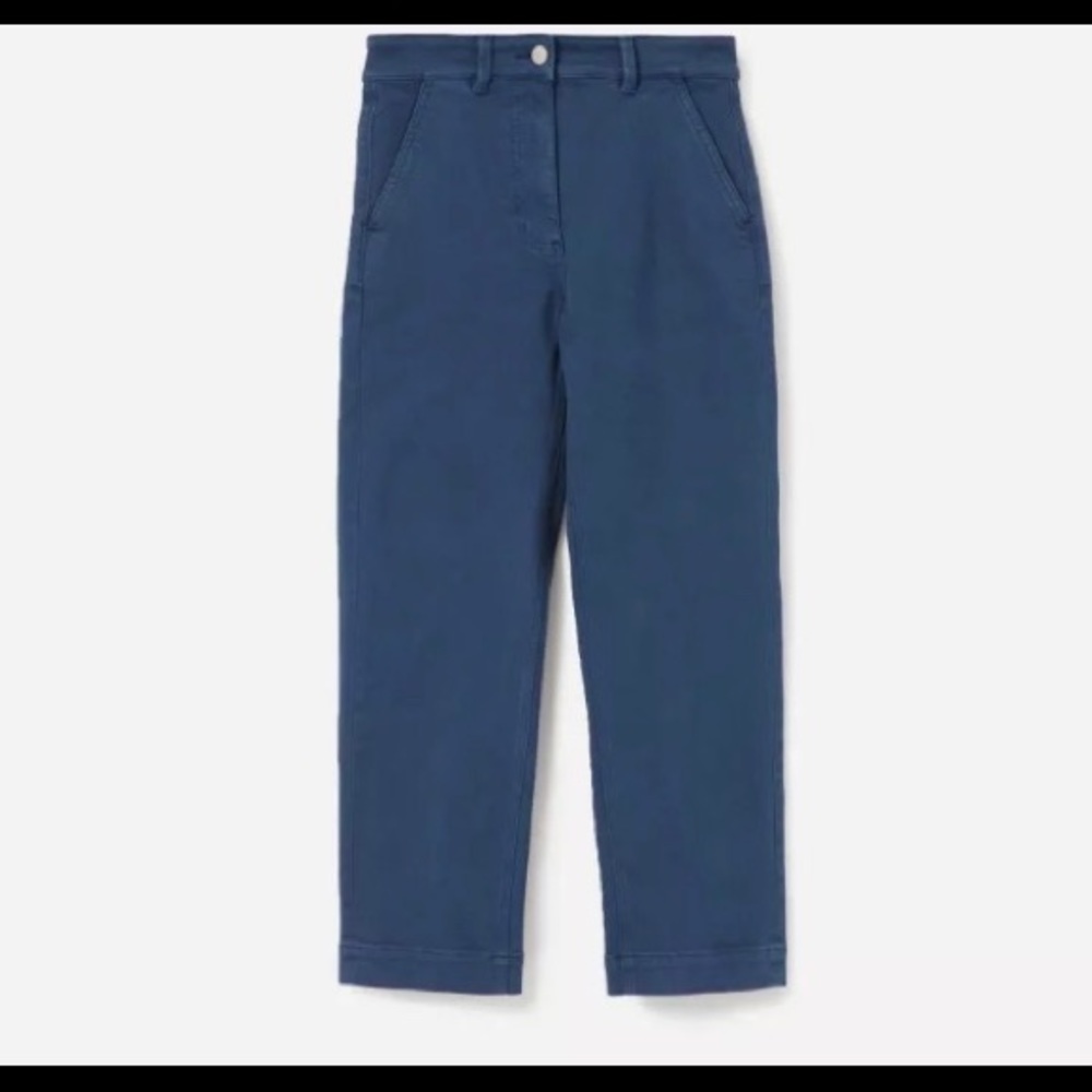 Everlane Royal/Navy Blue straight crop pant